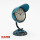 Kare Design Table Clock Scooter Light Blue - 3DOcean Item for Sale
