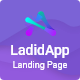 LadidApp - App HTML Landing Page Template - ThemeForest Item for Sale