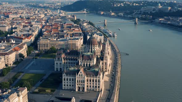 Parliament of Hungary in Budapest