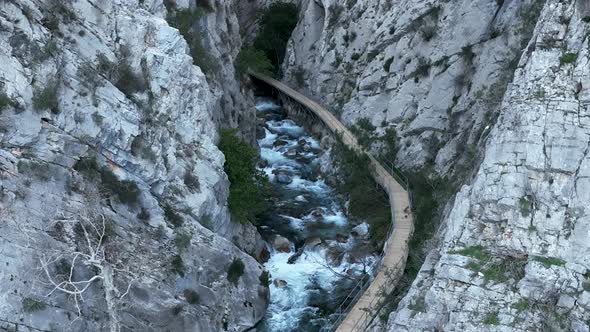 Canyon in the mountains Turkey Alanya Sapadere