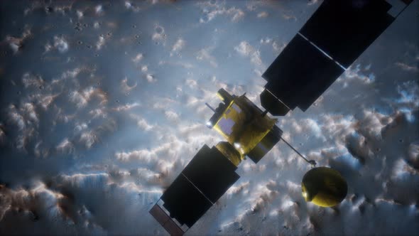 Global Surveyor Orbiting Mars Planet alt