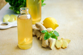 Bottle of detox ginger drink - PhotoDune Item for Sale
