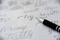 Handwriting calligraphy sheets - PhotoDune Item for Sale
