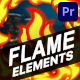 Flame Elements And Titles | Premiere Pro MOGRT - VideoHive Item for Sale
