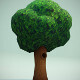 Cartoon Tree With Hollow 3D Model - 3DOcean Item for Sale
