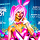 Sexy Easter Bunny Party Flyer - GraphicRiver Item for Sale