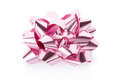 Pink, shiny gift bow on white background, clipping path - PhotoDune Item for Sale