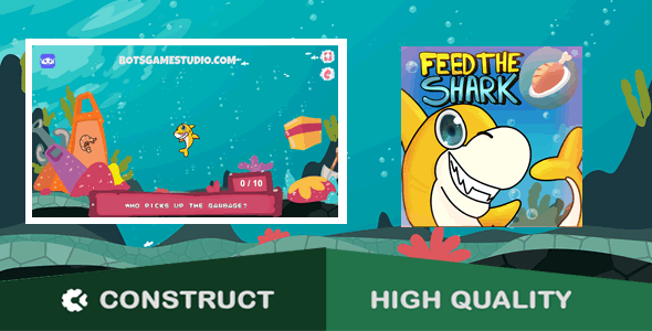 Feed The Shark - HTML5 Educational Game