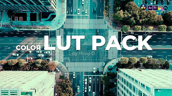 blue and teal lut pack