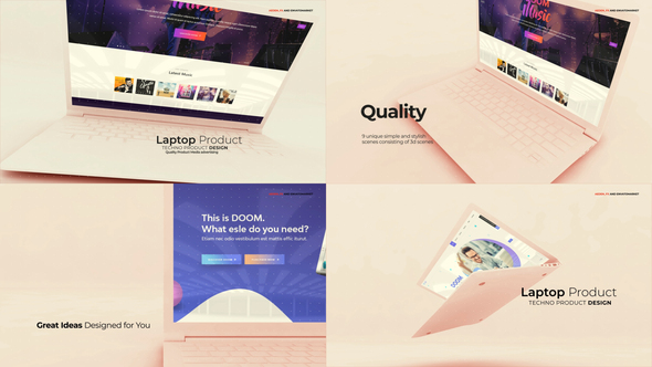 Laptop Mockup Promo