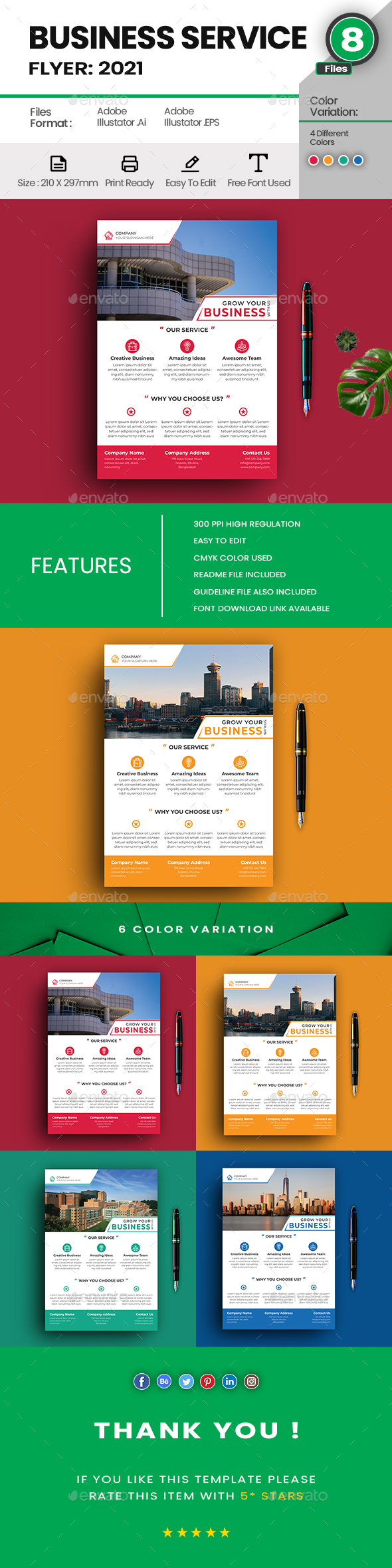 Corporate Business Services Flyer