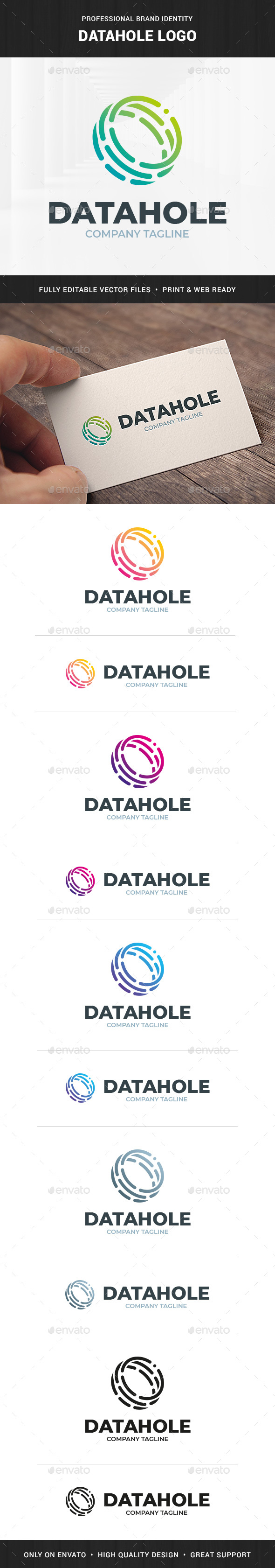 Datahole Logo Template