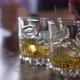 Pours Whiskey Into Glasses with Ice - VideoHive Item for Sale