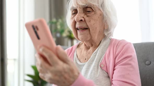 Senior Woman and Smartphone