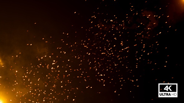 Golden Fire Particles Ember Explosion V2 alt