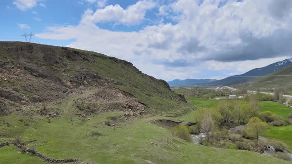 green mountains landscape