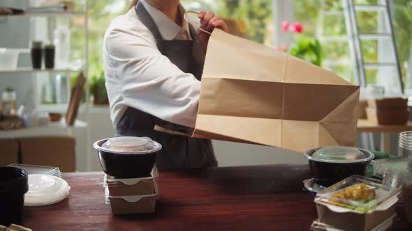 Food Delivery Service in Cafe