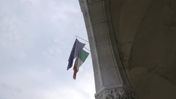 Low angle shot of Palazzo Ducale 