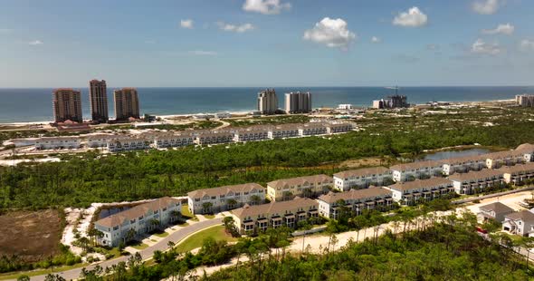 5k Aerial Drone Footage Housing Communities In Gulf Shores Alabama