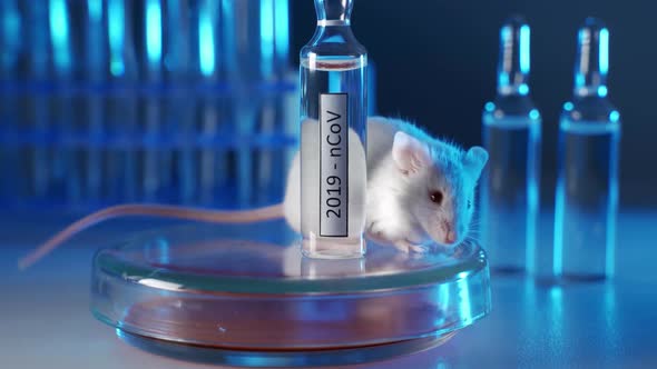 The Symbol of the 2020 Coronavirus Pandemic Is Vaccine Development and Laboratory Animal Testing