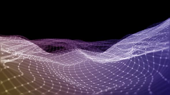 Abstract Wireframe Background