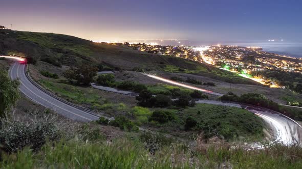 Curvy Road Time Lapse