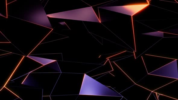 Background of Abstract Geometric Triangles