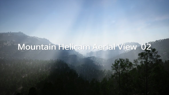 Mountain Helicam Aerial View 02