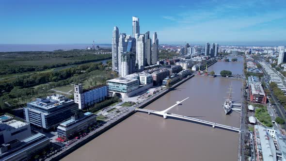 Buenos Aires Argentina. Downtown landscape of tourism landmark city.