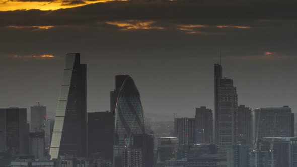 timelapse london city skyline skyscrapers architecture england urban