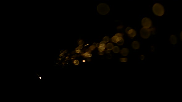 Bokeh sparks in ultra slow motion 1500fps - BOKEH SPARKS PHANTOM 