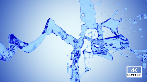 Blue Water Splash alt