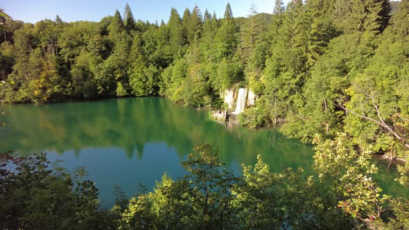 Proscansko Lake in Plitvice Lakes National Park