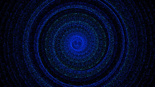 spiral blue Particle