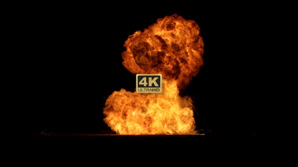 Big Explosion Bomp Fire 4K