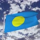 Palau Flag With Sky - VideoHive Item for Sale