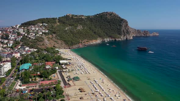 Summer Beach in Alanya Turkey