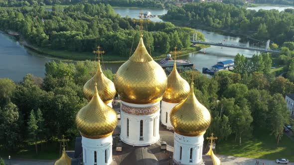 Assumption Cathedral in Yaroslavl Russia