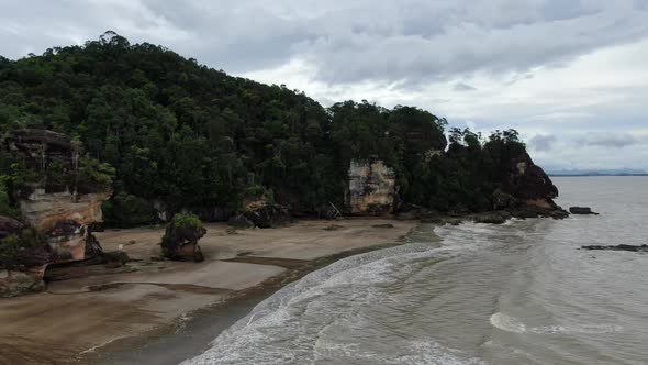 The Beaches at the most southern part of Borneo Island