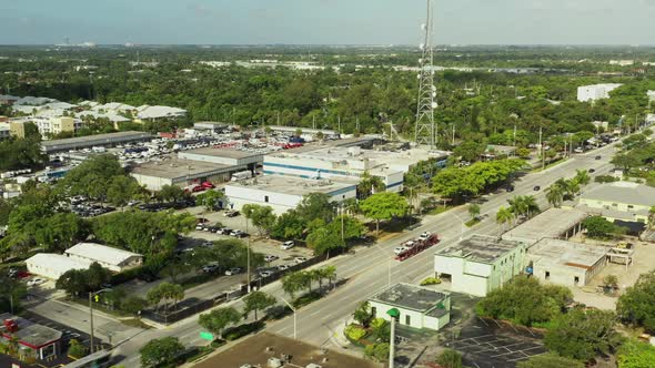 Aerial Footage City Of Fort Lauderdale Police Department Building