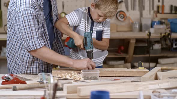 Driving Screws into Wood