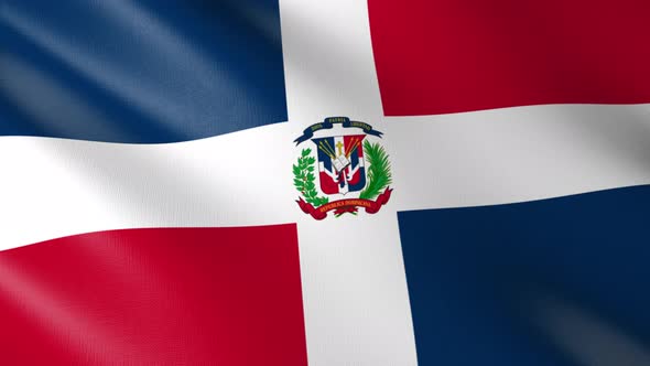 Flag of The  Dominican Republic