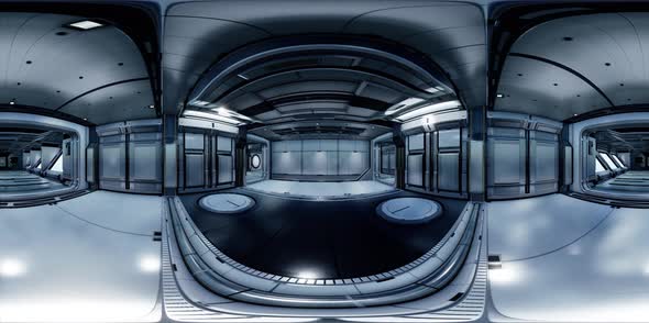 Vr360 View of Spaceship Interior