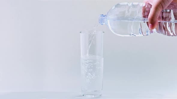 Mineral Water Pouring