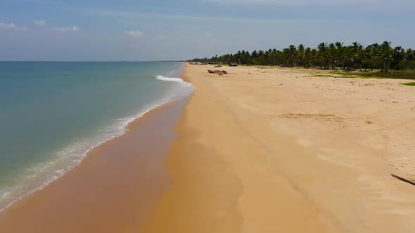 Beautiful Sea Landscape Beach with Turquoise Water