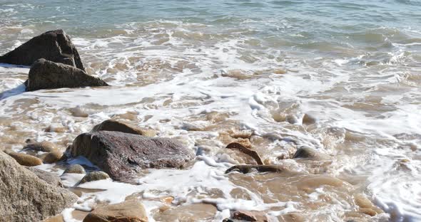 Seascape and beach