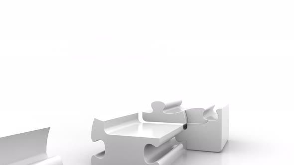 Building Puzzle House Featuring Flag of Singapore alt