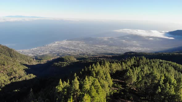 Tenerife Island, View From Volcano