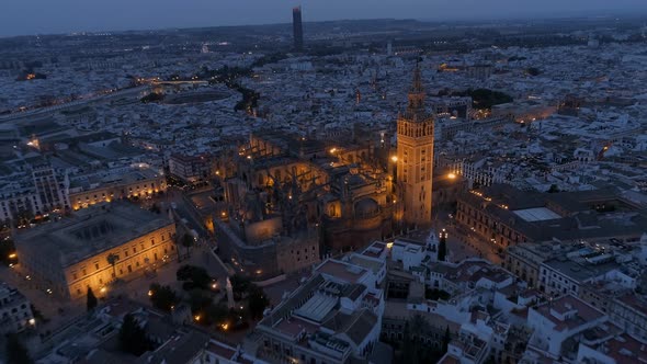 Seville City at Night