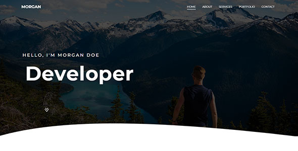 Morgan - Portfolio / Creative / Clean /  Minimal HTML Template